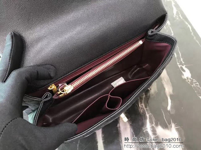 香奈兒CHANEL大號Chanel Coco handle全新頂級翻蓋單肩鏈條手柄包DSC1220